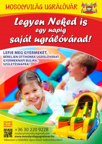 Ugrálóvárak, ügyességi játékok bérlése egy helyen! Gáborján Békés megye Hajdú-Bihar megye Jász-Nagykun-Szolnok megye Szabolcs-Szatmár-Bereg megye