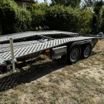 Trailer 4,5×2,1 m csörlős 2,7T bérelhető 